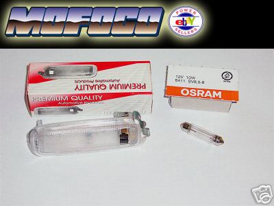 VW TYPE 1 BEETLE BUG INTERIOR DOME LIGHT &  BULB 111-947-111E OSRAM 6411